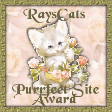 RaysCatsPurrfectSite Award